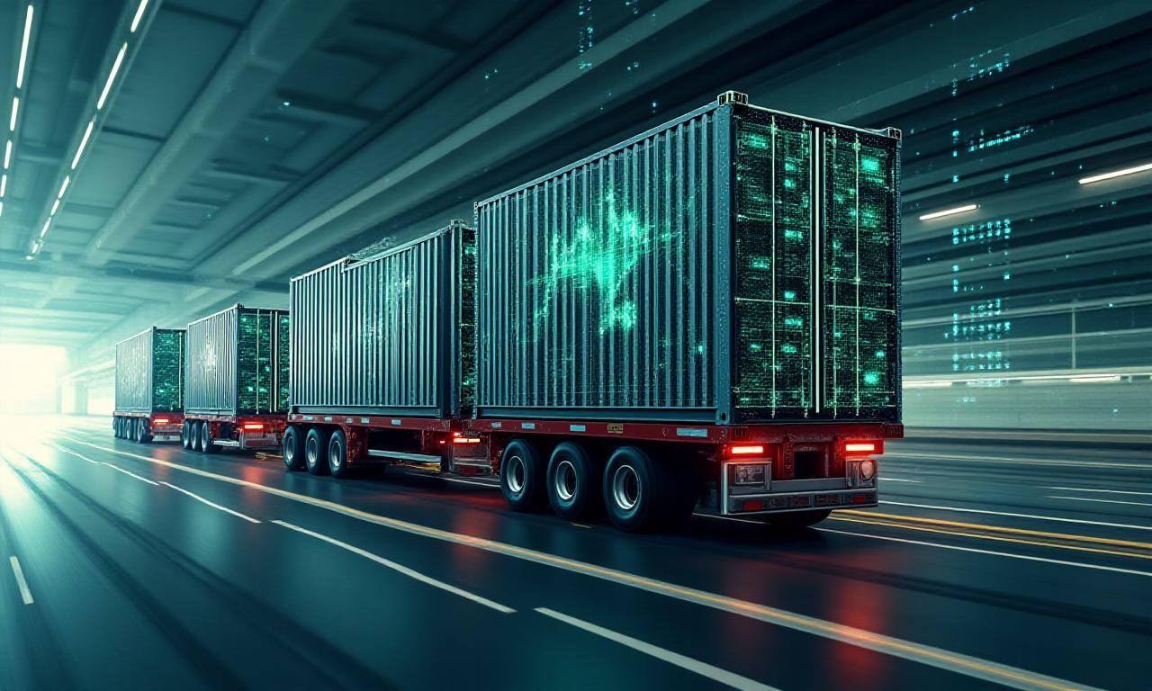 Heavy machinery containers and real-time tracking dashboard